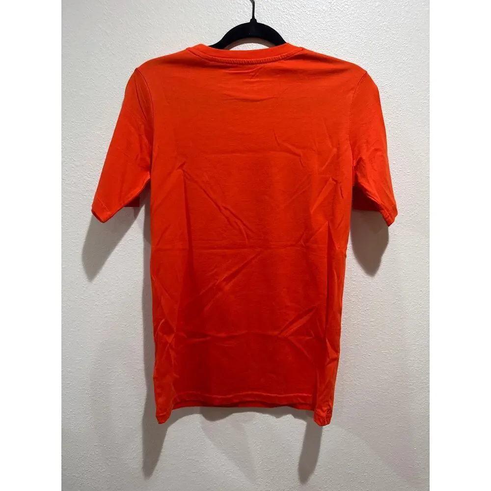Youth Large Orange Houston Astros T-shirt New